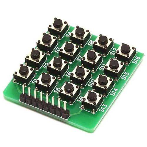 4x4 Matrix Buton Tuş Takımı Modülü