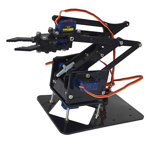Arduino Robot Kol Kiti (Lazer Kesim Vidalar Dahil-Demonte)