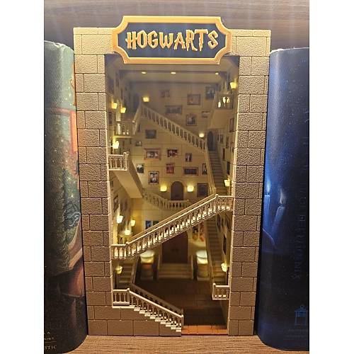 Book Nook Harry Potter Hogwarts Kitap Köşesi DIY Kendin Yap