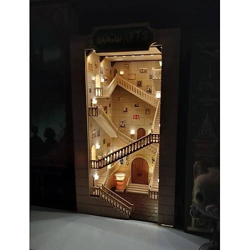 Book Nook Harry Potter Hogwarts Kitap Köşesi DIY Kendin Yap