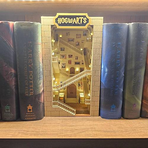 Book Nook Harry Potter Hogwarts Kitap Köşesi DIY Kendin Yap