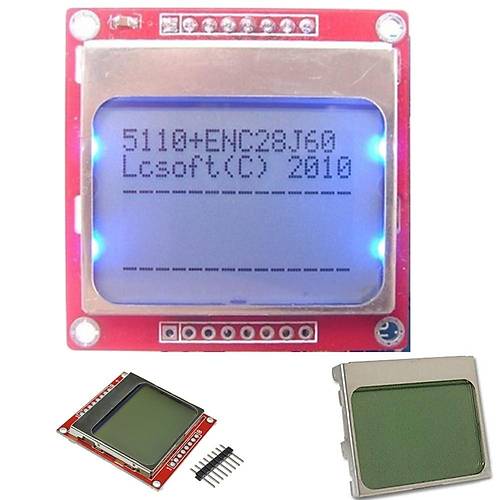 Arduino Nokia 5110 Ekranı - 84x48 Grafik LCD