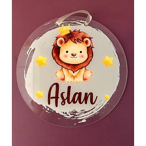 Kapı Süsü Pleksi 3mm Şeffaf 30cm Çapında