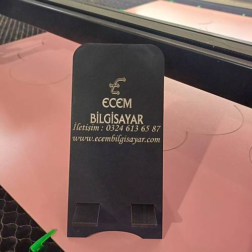 Kişiye Özel Firmalara Özel Ahşap Telefon Standı