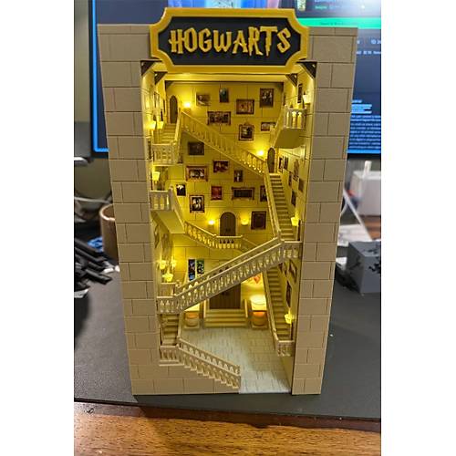 Book Nook Harry Potter Hogwarts Kitap Köşesi DIY Kendin Yap
