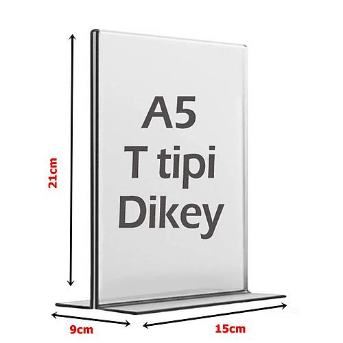 T Tipi Dikey Masa st effaf Pleksi Fylk