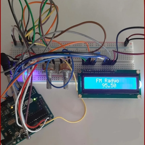 Arduino TEA5767 FM Radyo Projesi ve Dijital Frekans Kontrol Seti