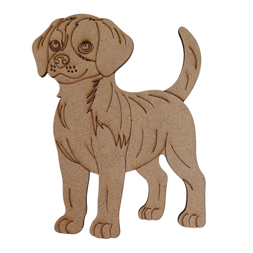 3mm Ham MDF Boyanabilir K�pek Fig�r�