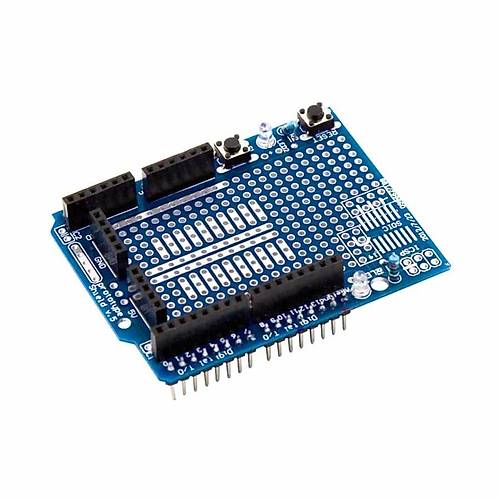 Mini Breadboardlu Arduino UNO R3 Proto Shield Kiti