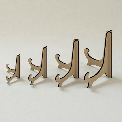 178x128mm Ah�ap Te�hir Aya�� - 3mm MDF 6 Renk Se�ene�i