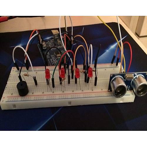 Arduino Ultrasonik ile Park Sensr Projesi (Proje 5)