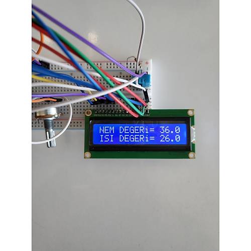 Arduino DHT11 ile Scaklk ve Nem lm Projesi (Proje 2)