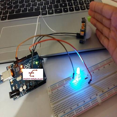 Arduino PIR Sensr Hareket Alglama Projesi (Proje 6)