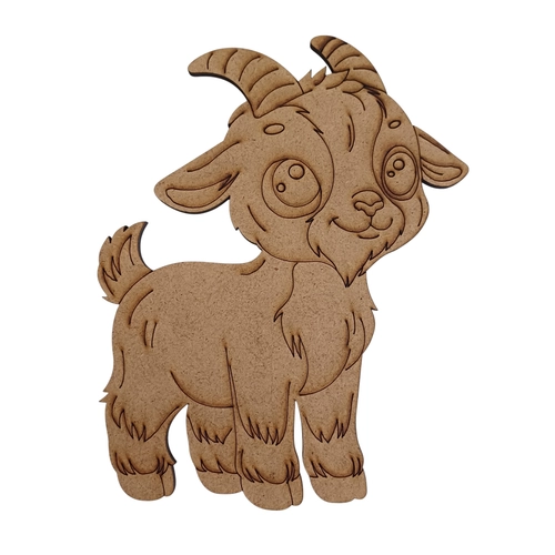 3mm Ham MDF Boyanabilir Ke�i Fig�r�