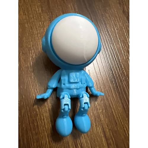 Boyanabilir Esnek Astronot Tm Paralar Hareketli