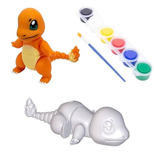 Boyanabilir Pokemon Charmander Tm Paralar Hareketli