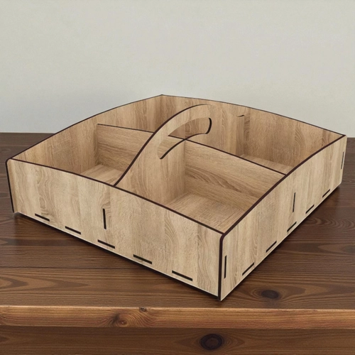 Ah�ap Tepsi 4 B�lmeli