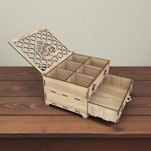 Ahap Kutu ekmeceli Mcevher Kutusu