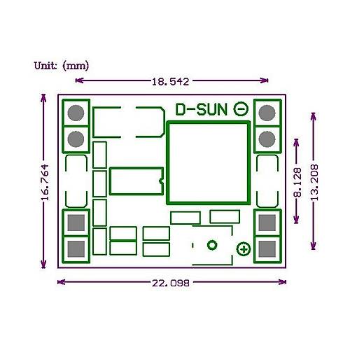 MP1584EN 3A Mini Ayarlanabilir Voltaj D���r�c� Reg�lat�r Kart� (Step Down)