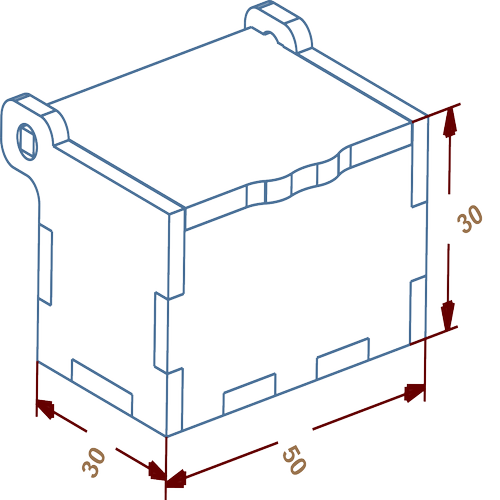 Ahap Kutu Alr Kapak 50x30x30mm