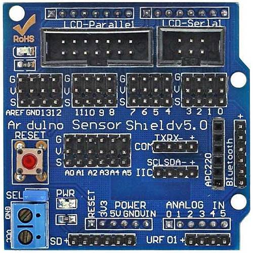 Arduino IO Geniletme Shieldi - Sensr Shield V5.0