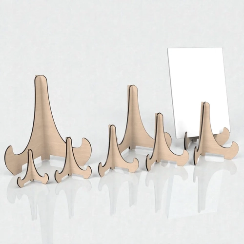 132x150mm Ah�ap Te�hir Aya�� - 3mm MDF 6 Renk Se�ene�i