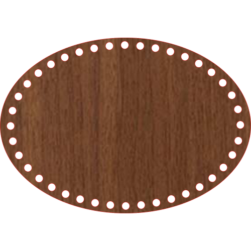 Elips Ah�ap MDF Sepet Tabanlar� (�l�� Se�ilebilir)