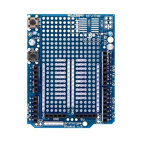 Mini Breadboardlu Arduino UNO R3 Proto Shield Kiti