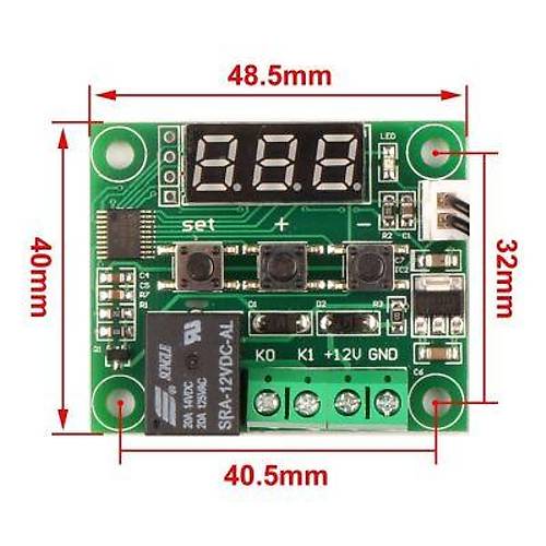 W1209 Rle kl Dijital Termostat, Scaklk Kontrol Kart