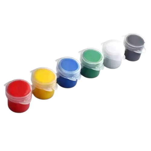 6'l� Mini Akrilik Boya Seti (3ml x 6 Renk) - Hobi Boyas�