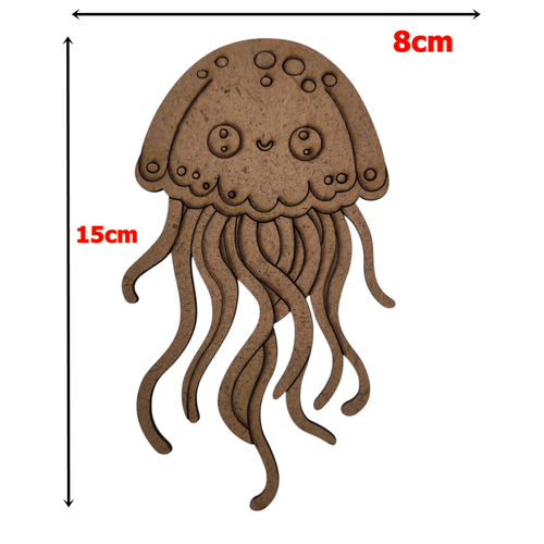 Boyanabilir Ah�ap Denizanas� Fig�r� 15x8 cm