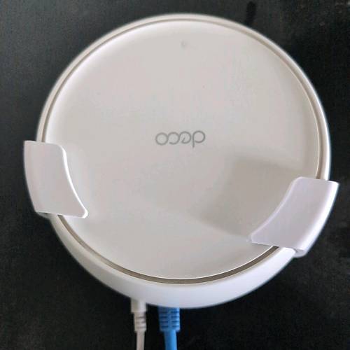 TP-Link Deco BE25 ve BE22 Uyumlu Duvar Ask� Stand� - Beyaz WiFi 7 Mesh Montaj Aparat�