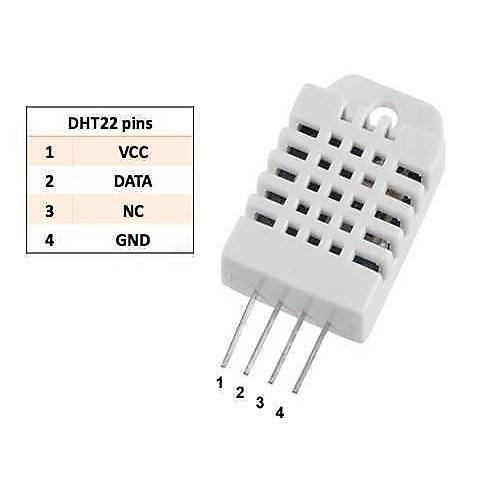 DHT22 Scaklk ve Nem Sensr - AM2302