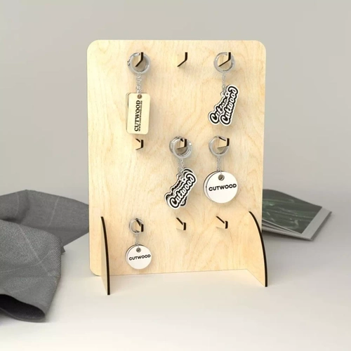 Ahap Mdf Anahtarlk Tak Tehir Stand 9 gzl