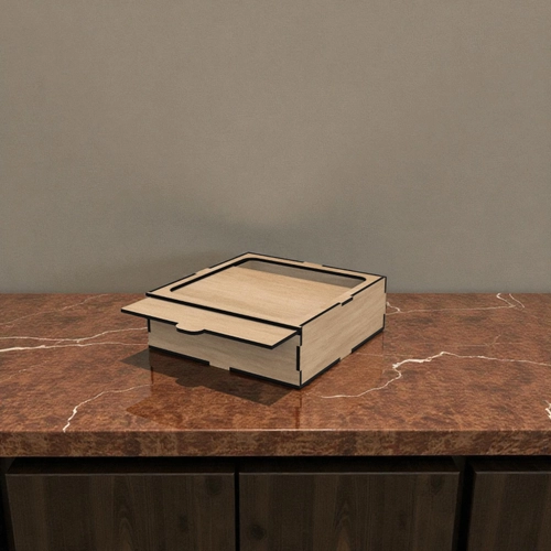 Ahap Kutu Kayar Kapak 150x150x50mm