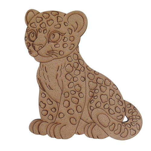 3mm Ham MDF Boyanabilir Jaguar Fig�r�