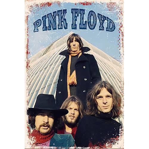 Pink Floyd Ahþap Retro Tablo 30x20