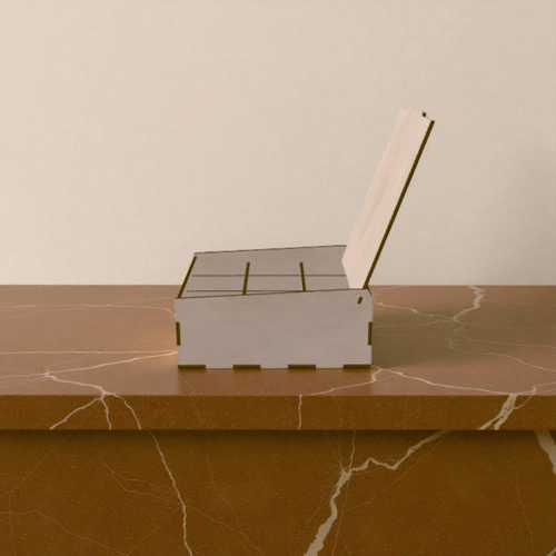 Ahap Blmeli Kutu 160x160x60mm