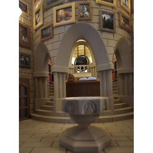 Book Nook Harry Potter Dumbledore'un Ofisi Kitap Kesi DIY Kendin Yap
