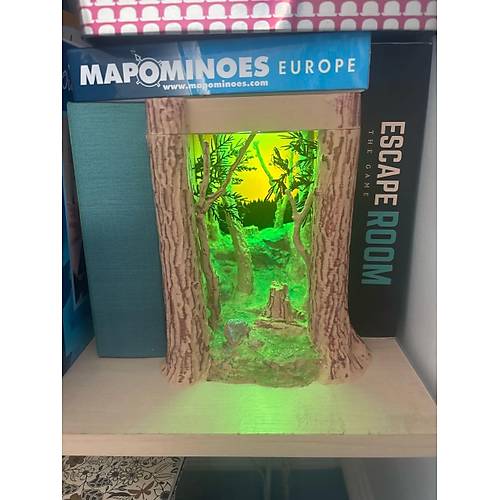 Book Nook Ozark Da Gn Batm Kitap Kesi DIY Kendin Yap
