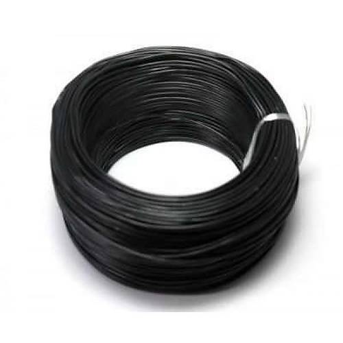 Tek Damarlı Zil Teli 1 metre Siyah kablo