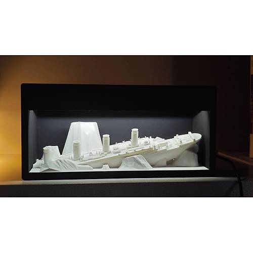 Titanic Temal Book Nook Gece Lambas