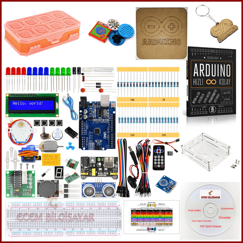 Arduino Balang Seti Eitim 45 Para 152 Adet
