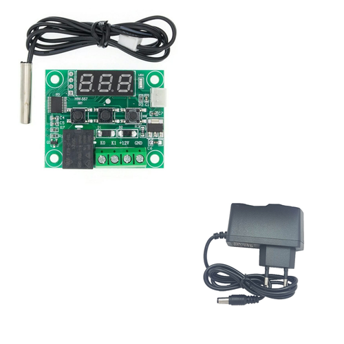W1209 Dijital Termostat Kuluka Akvaryum DC 12V (Adaptr Dahil)