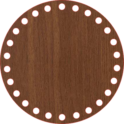 Daire Ah�ap MDF Sepet Tabanlar� (�l�� Se�ilebilir)