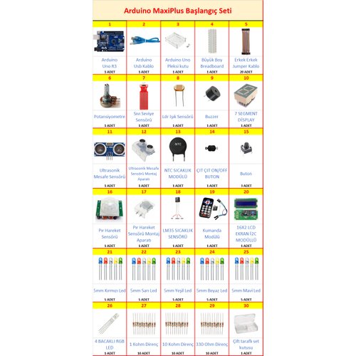 Arduino Balang Seti MaxiPlus