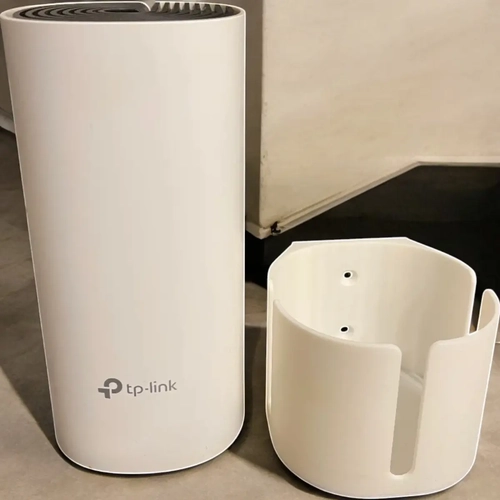 TP-Link Deco E4 Uyumlu Duvar Stand� - Beyaz Mesh Montaj Ask� Aparat�