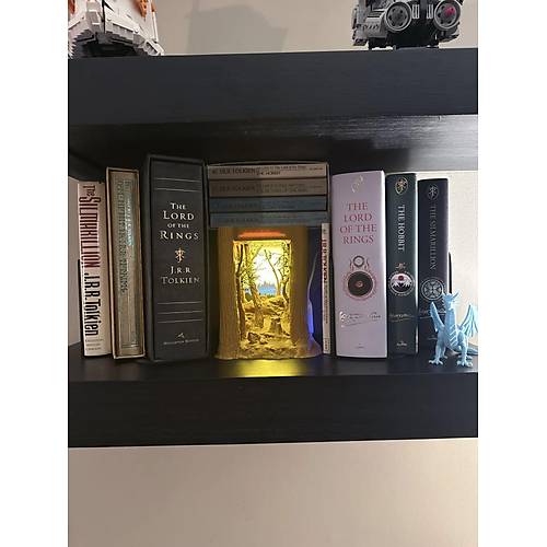 Book Nook Ozark Da Gn Batm Kitap Kesi DIY Kendin Yap