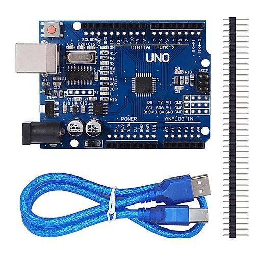 Arduino UNO R3 Klon USB Kablo Hediyeli - (USB Chip CH340)