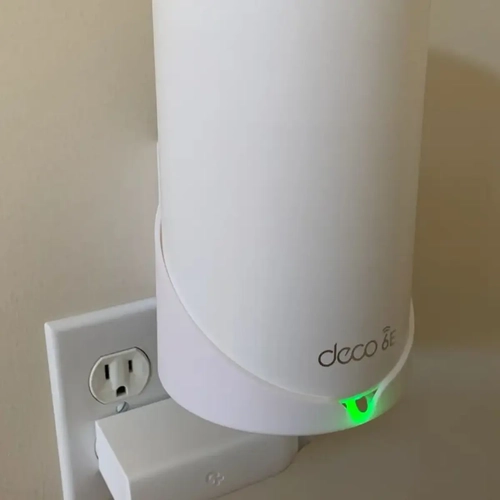 TP-Link Deco XE5300 Uyumlu Duvar Stand� - Beyaz WiFi 6E Mesh Ask� Aparat�